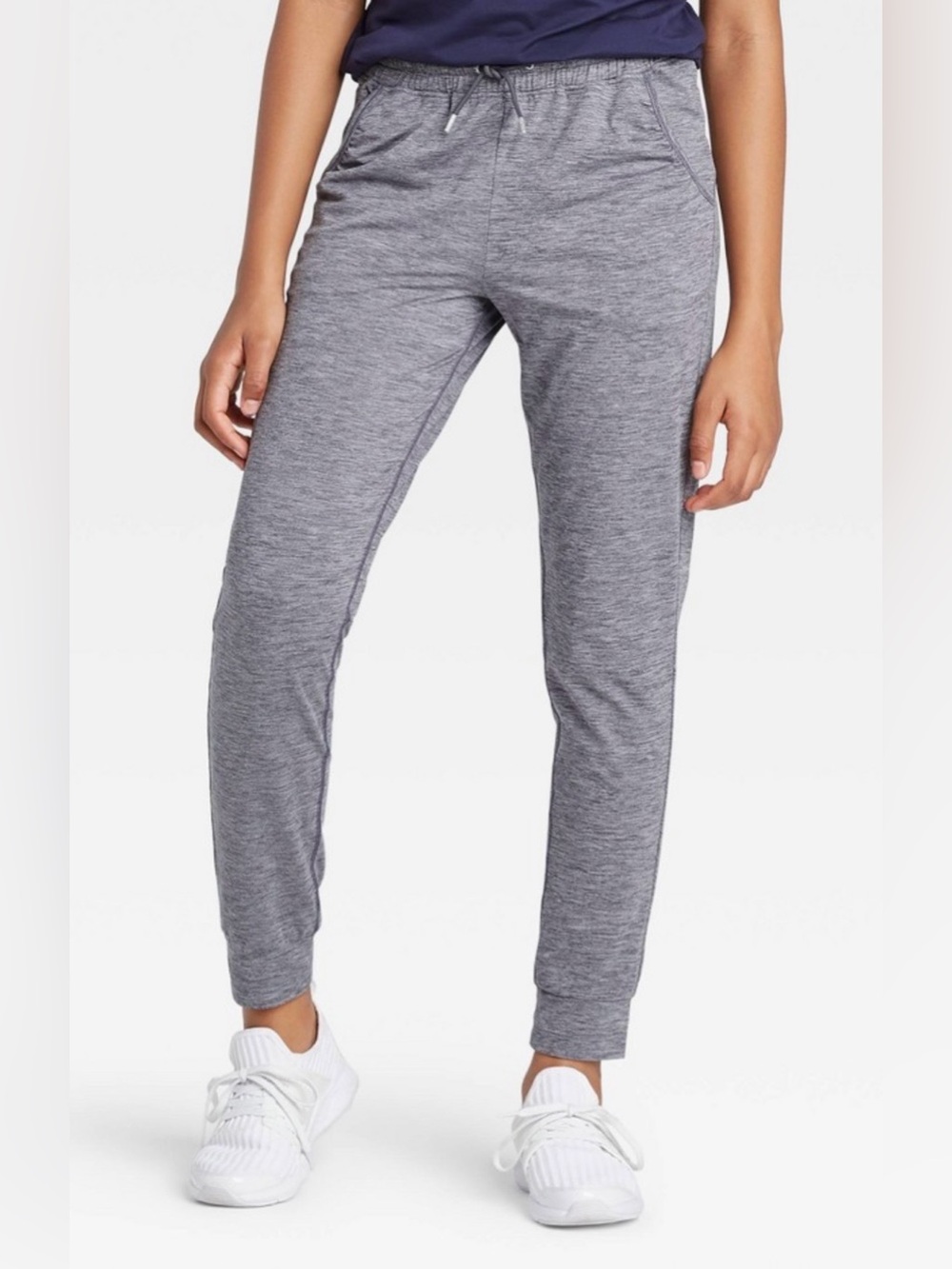 All In Motion Girls Soft Gym Gray Jogger Pants XS Activewear Loungewear Casual